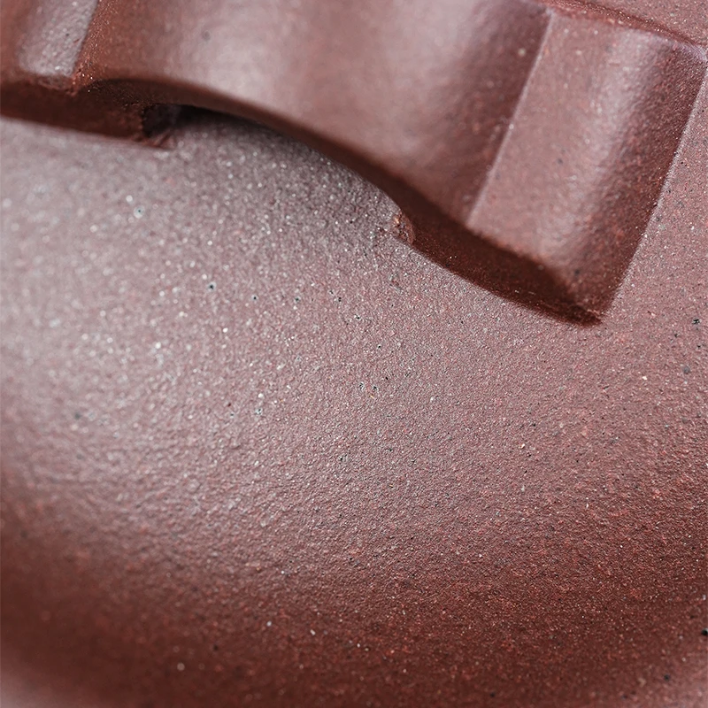 "Yun Qiao" (Cloud Bridge) Yixing Teapot – 180cc, Semi-Handmade with Huanglongshan Qing Shui Ni by Zhou Qibing