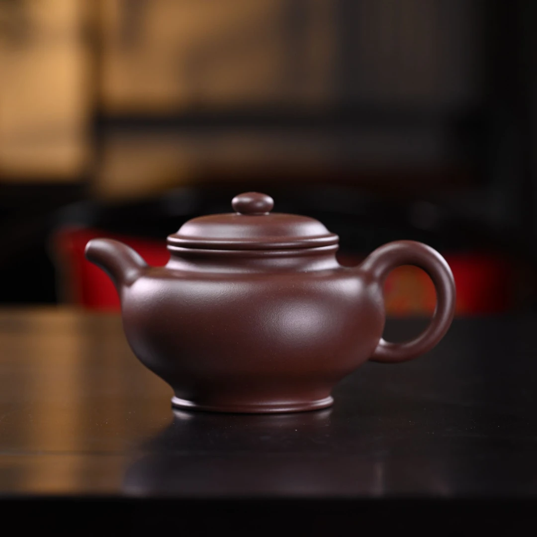 "Da Heng Duo Zhi" (Grand Master Sphere) Yixing Teapot – 550cc, Fully Handmade with Zi Ni Clay, by Artisan Yuan Gaopeng