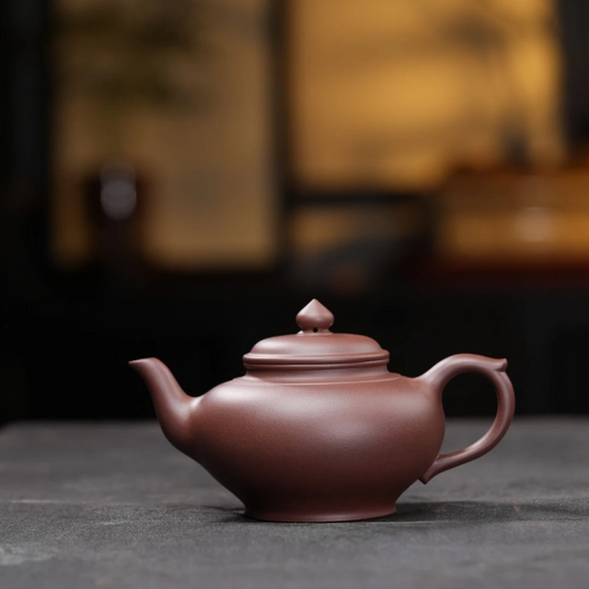 Xiao Ying Yixing Teapot 220cc Semi Handmade with Huanglongshan Original Zi Ni Clay by Artisan Xie Ping Classic Design
