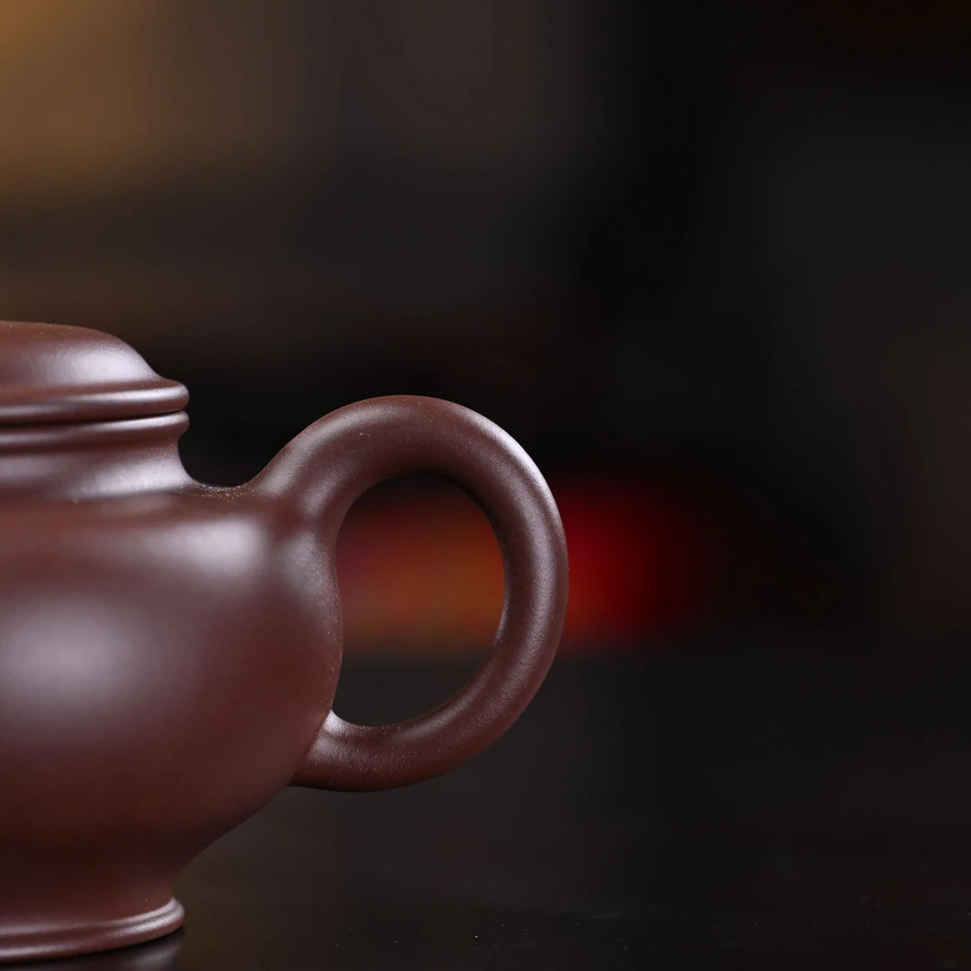 "Da Heng Duo Zhi" (Grand Master Sphere) Yixing Teapot – 550cc, Fully Handmade with Zi Ni Clay, by Artisan Yuan Gaopeng