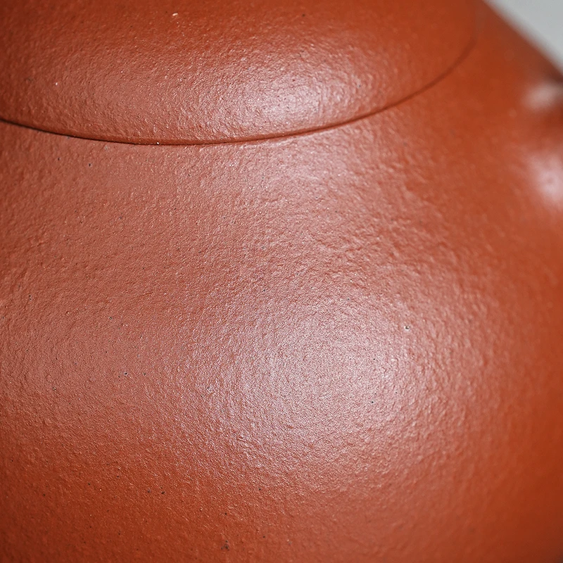 "Qie Duan" (Eggplant Section) Yixing Teapot – 90cc, Semi-Handmade with Raw Zhu Ni Clay, Small Coal-Kiln Fired by Artisan Jiang Qin