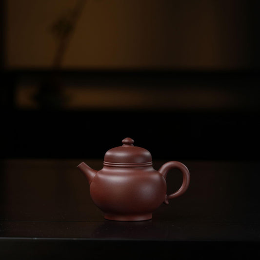 "Yun Lu" (Cloud Cottage) Yixing Teapot – 200cc, Semi-Handmade with Huanglongshan Original Qing Shui Ni Clay, by Artisan Jiang Chengqiong