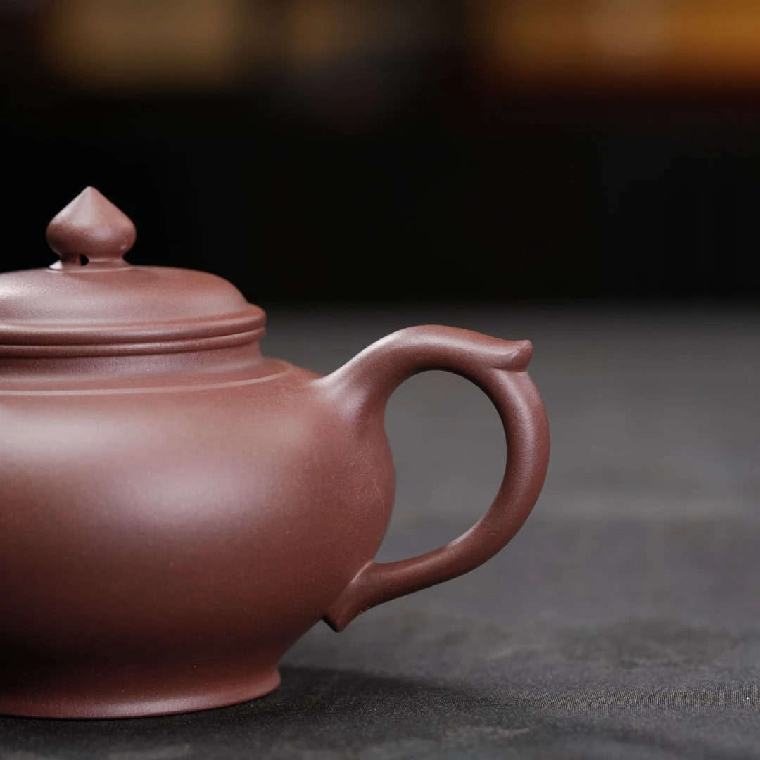 Xiao Ying Yixing Teapot 220cc Semi Handmade with Huanglongshan Original Zi Ni Clay by Artisan Xie Ping Classic Design