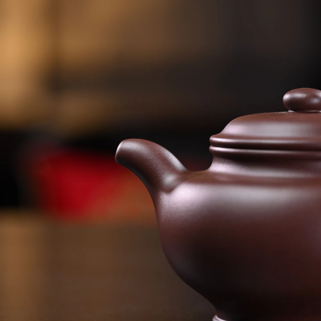 "Da Heng Duo Zhi" (Grand Master Sphere) Yixing Teapot – 550cc, Fully Handmade with Zi Ni Clay, by Artisan Yuan Gaopeng