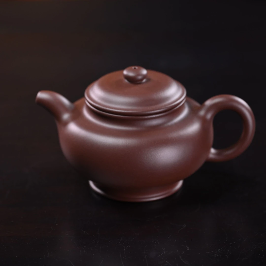 "Da Heng Duo Zhi" (Grand Master Sphere) Yixing Teapot – 550cc, Fully Handmade with Zi Ni Clay, by Artisan Yuan Gaopeng