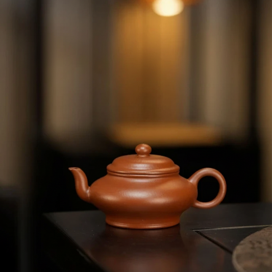 "Ma’s Xu Bian" Yixing Teapot – 110cc, Semi-Handmade in Xiaomeiyao Zhuni by Fang Yang